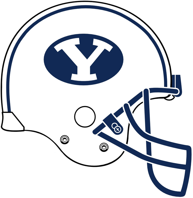 Brigham Young Cougars 2005-Pres Helmet Logo DIY iron on transfer (heat transfer)